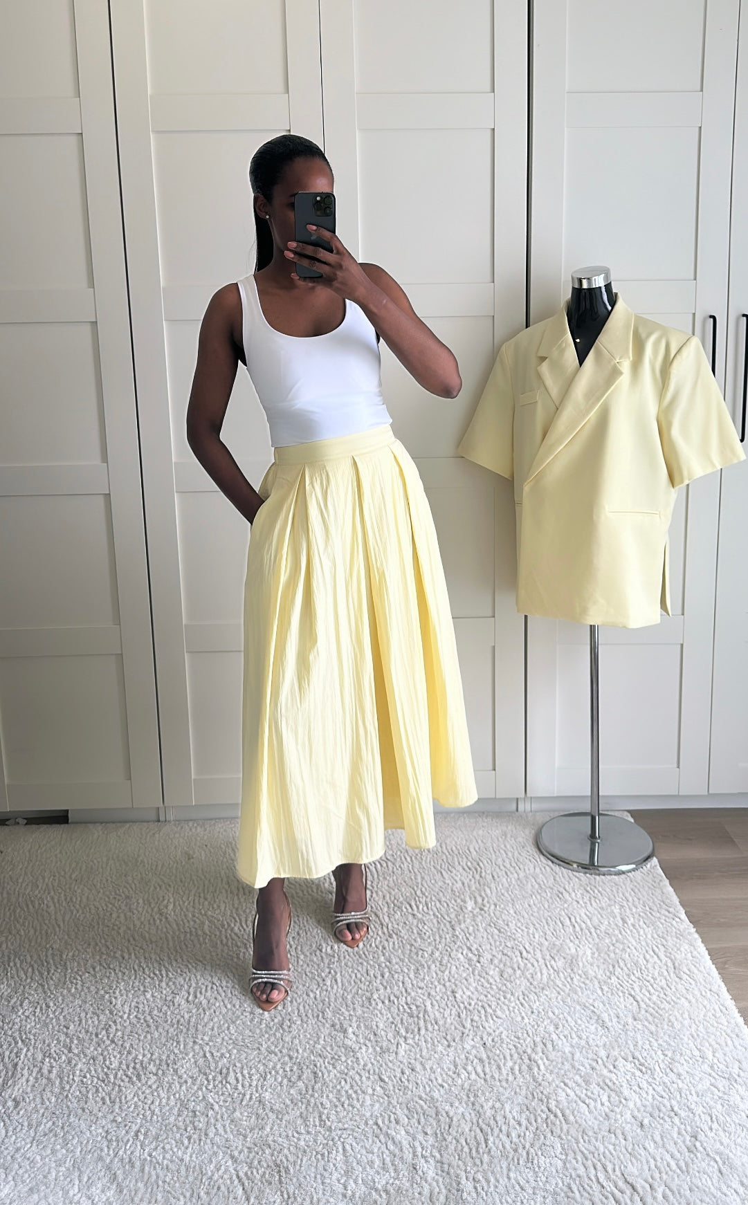 Jupe jaune