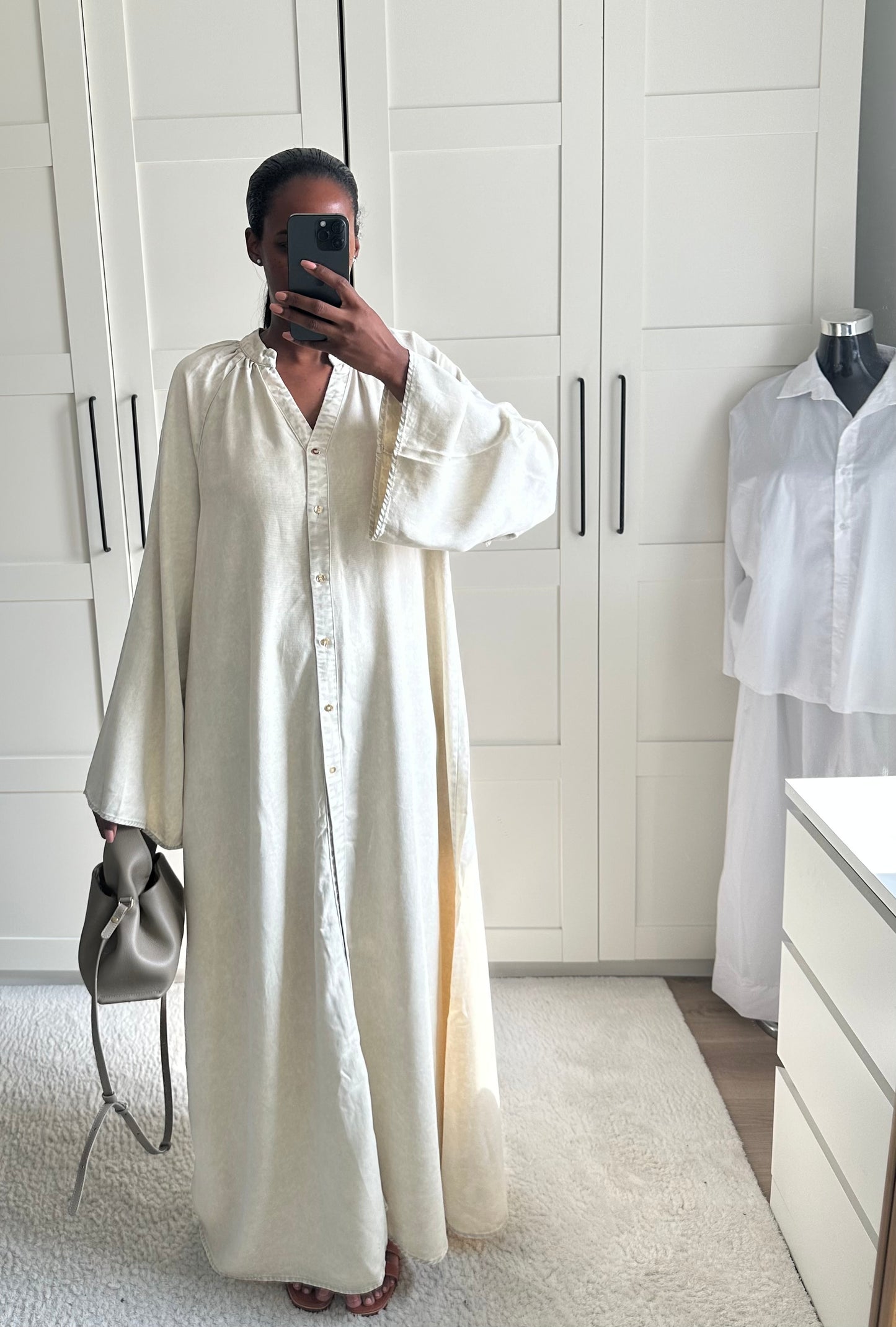 Longue Robe beige