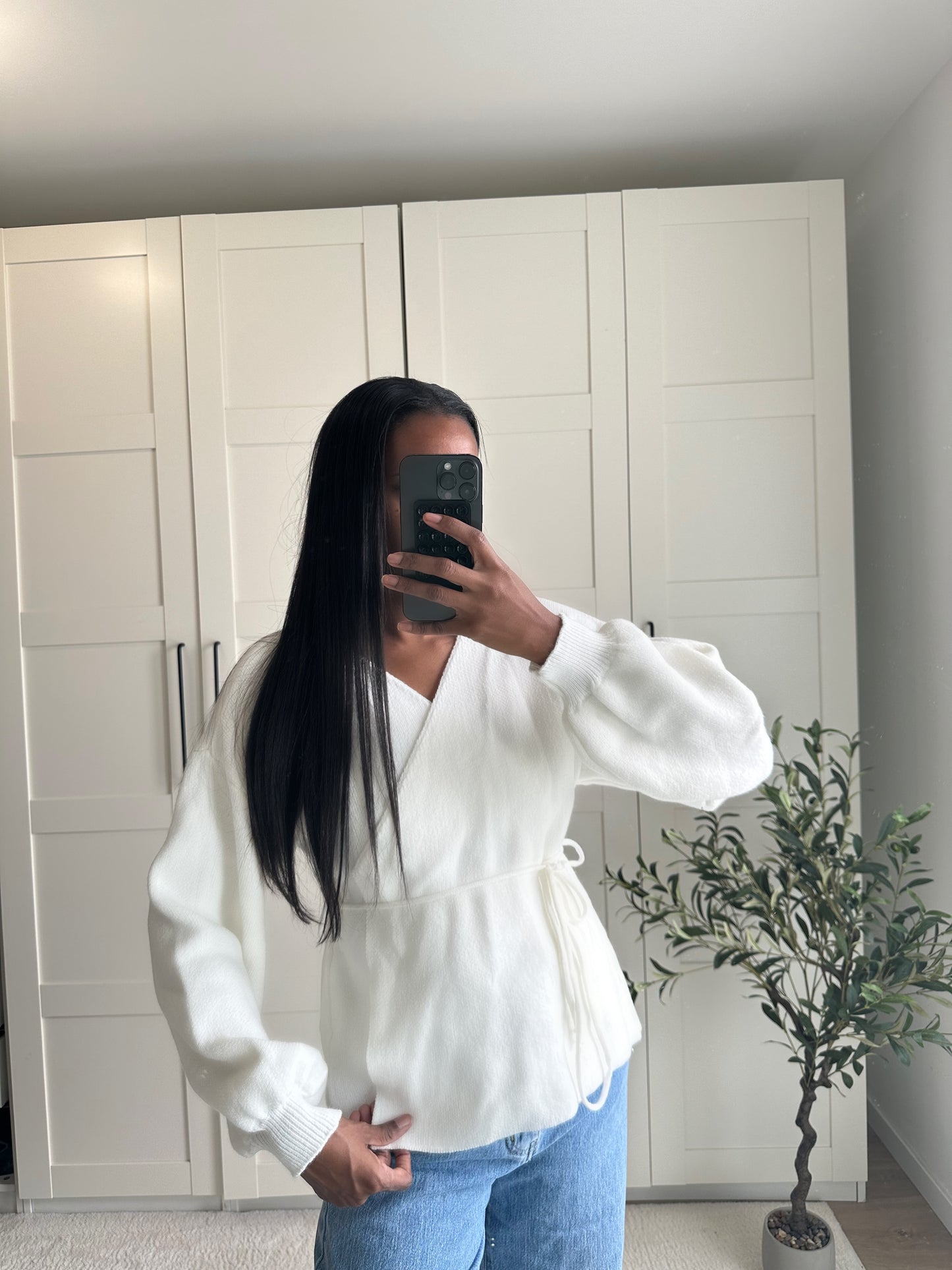 Pull avec ceinture