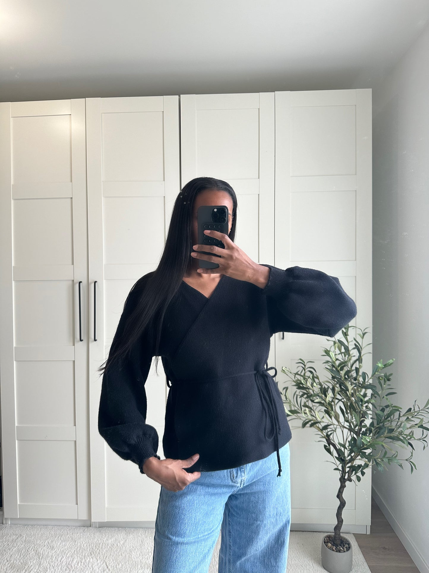 Pull avec ceinture