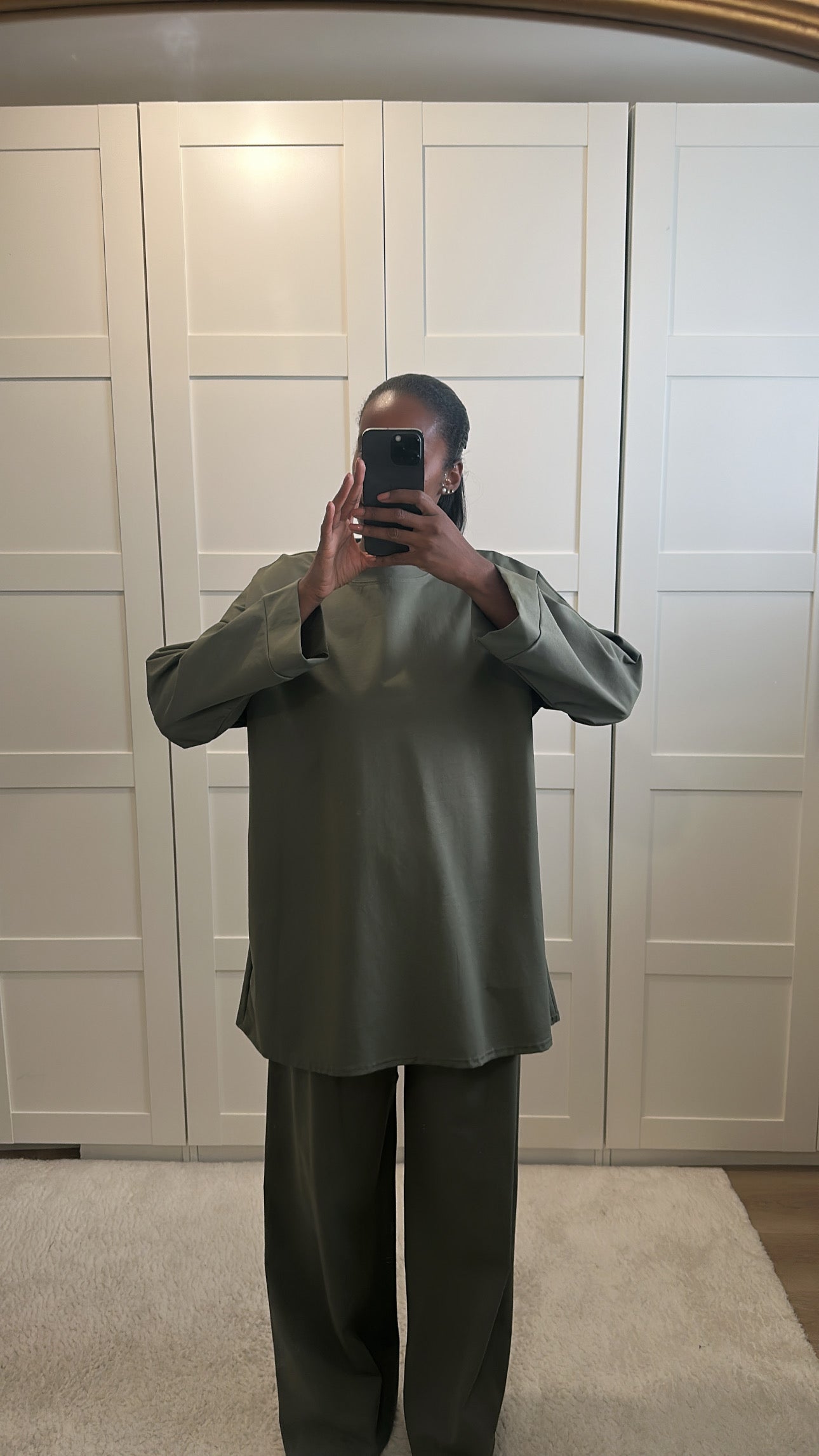 Ensemble jogging Kaki