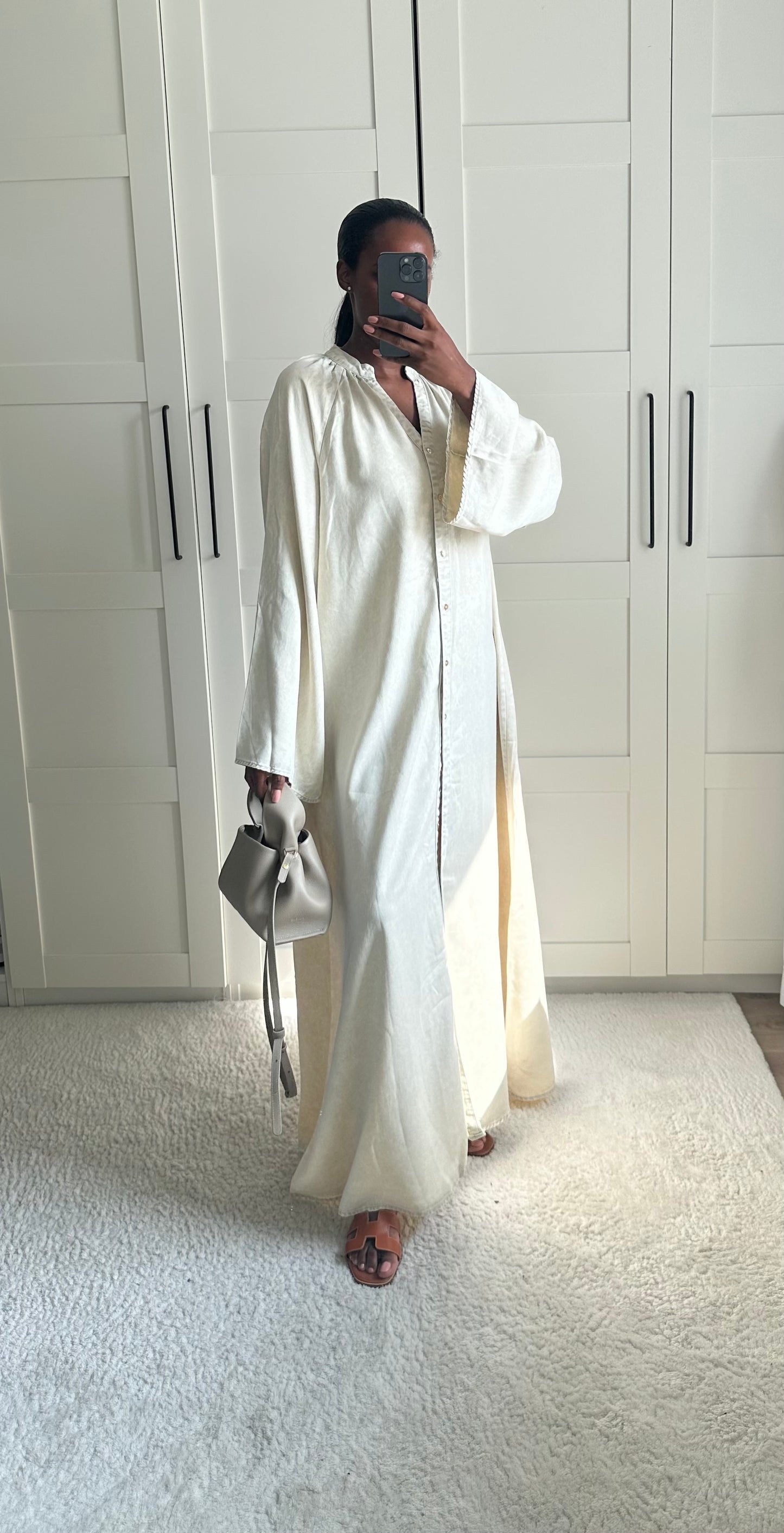 Longue Robe beige