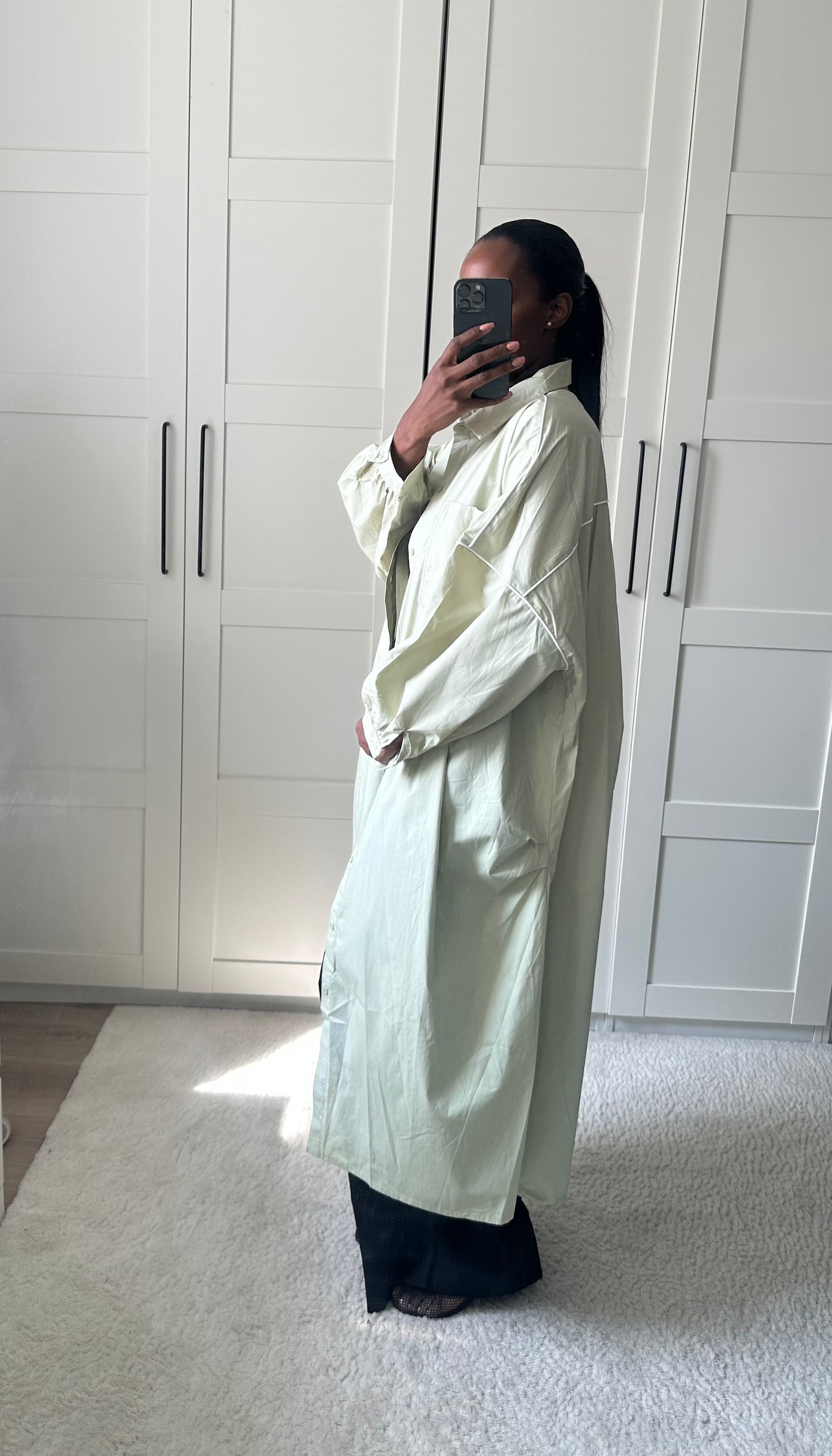 Robe Chemise Verte