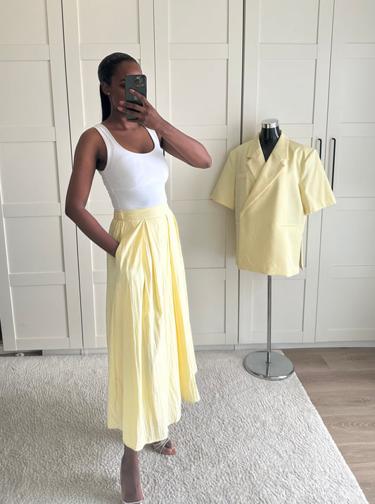 Jupe jaune