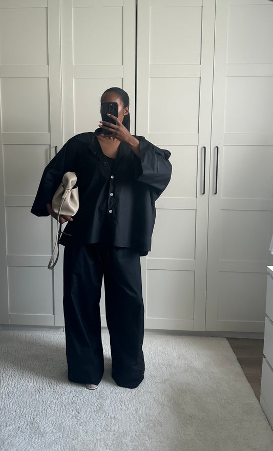 Ensemble chemise noir
