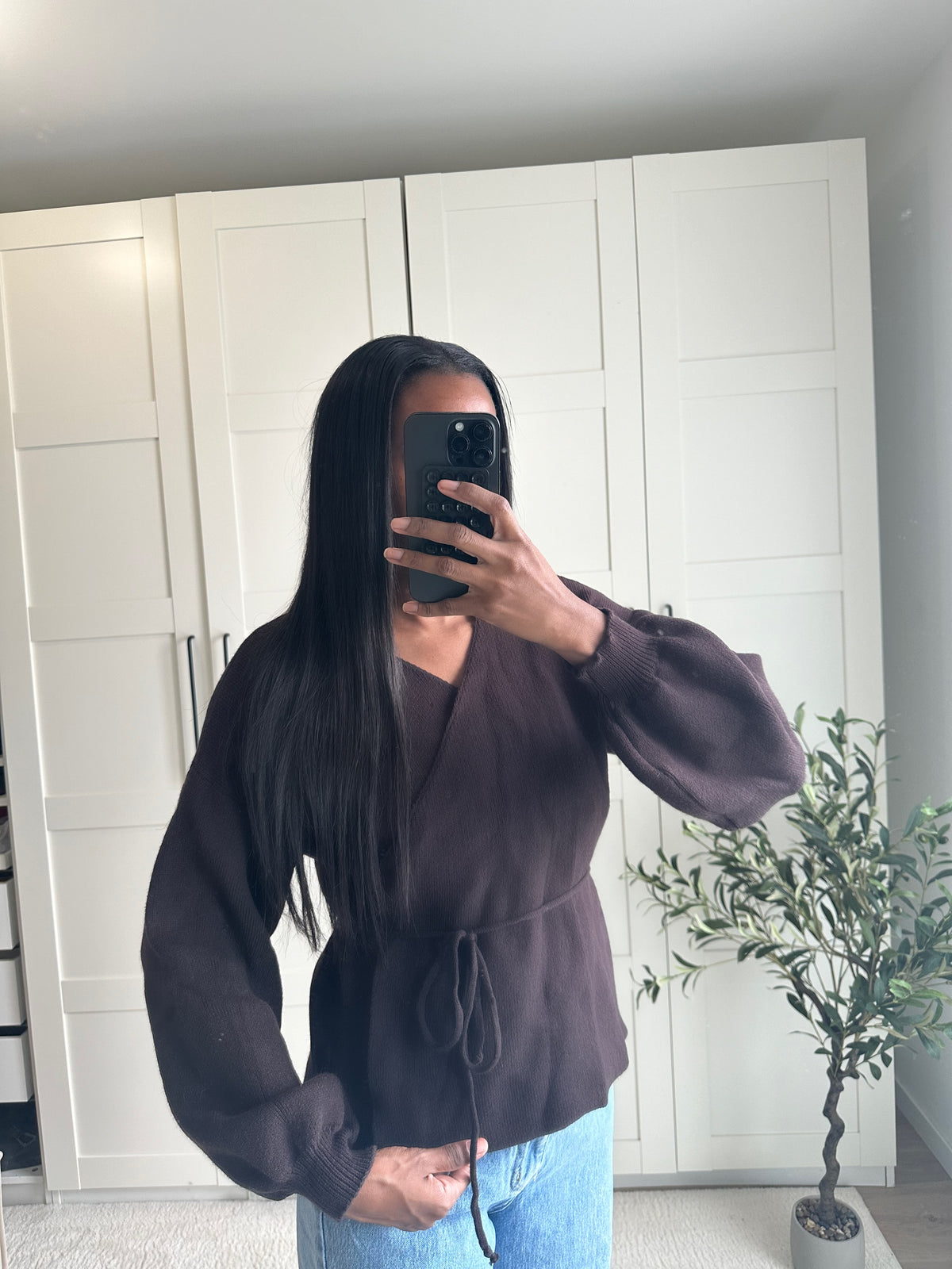 Pull avec ceinture